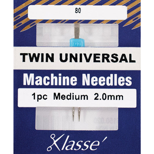 Klasse Twin Universal Needle 2.0mm/80