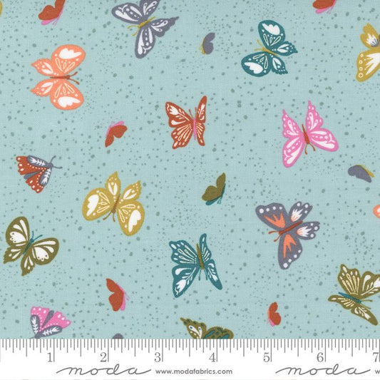 Songbook A New Page Mist Butterflies (1/4 yard)