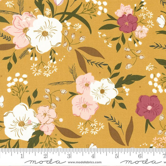 Evermore Honey Floral (1/4 yard)