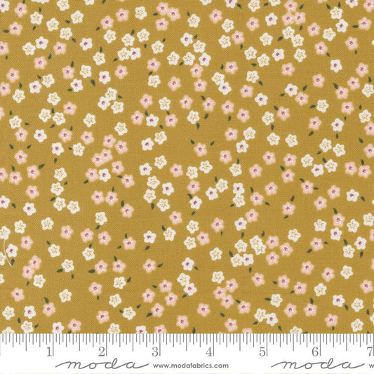 Evermore Honey Mini Floral (1/4 yard)