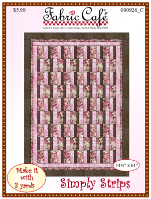 Simply Strips 3 Yard Quilt Pattern