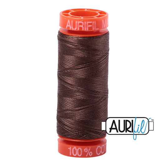 Aurifil 50wt 200m Ctn Thread Bark 1140