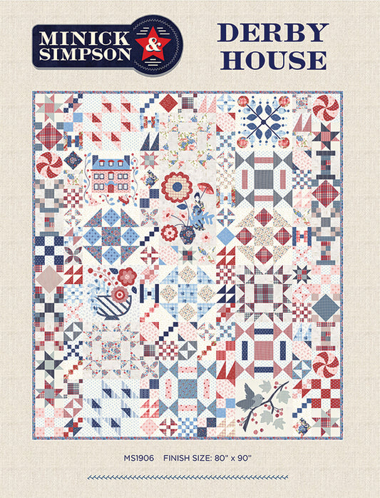 Derby House Block of the Month Pattern